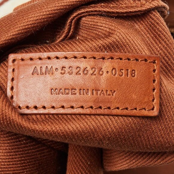 Yves Saint Laurent Beige Shearling North South Tote Bag - Picture 7 of 9